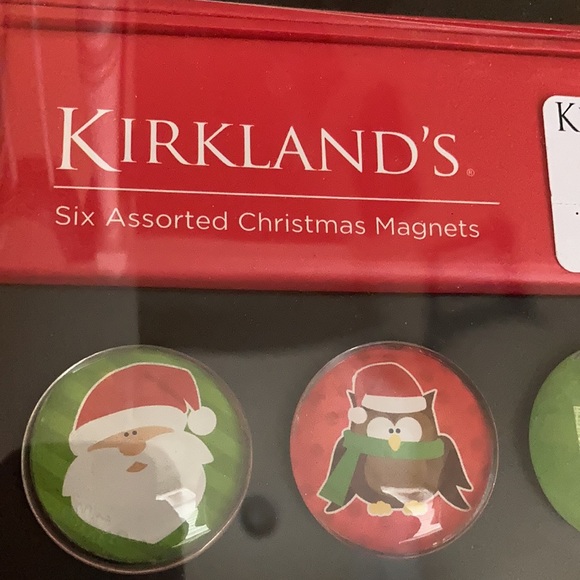 Kirklands assorted Christmas magnets. 2 packages sold as a lot. 12 magnets total - Picture 3 of 6